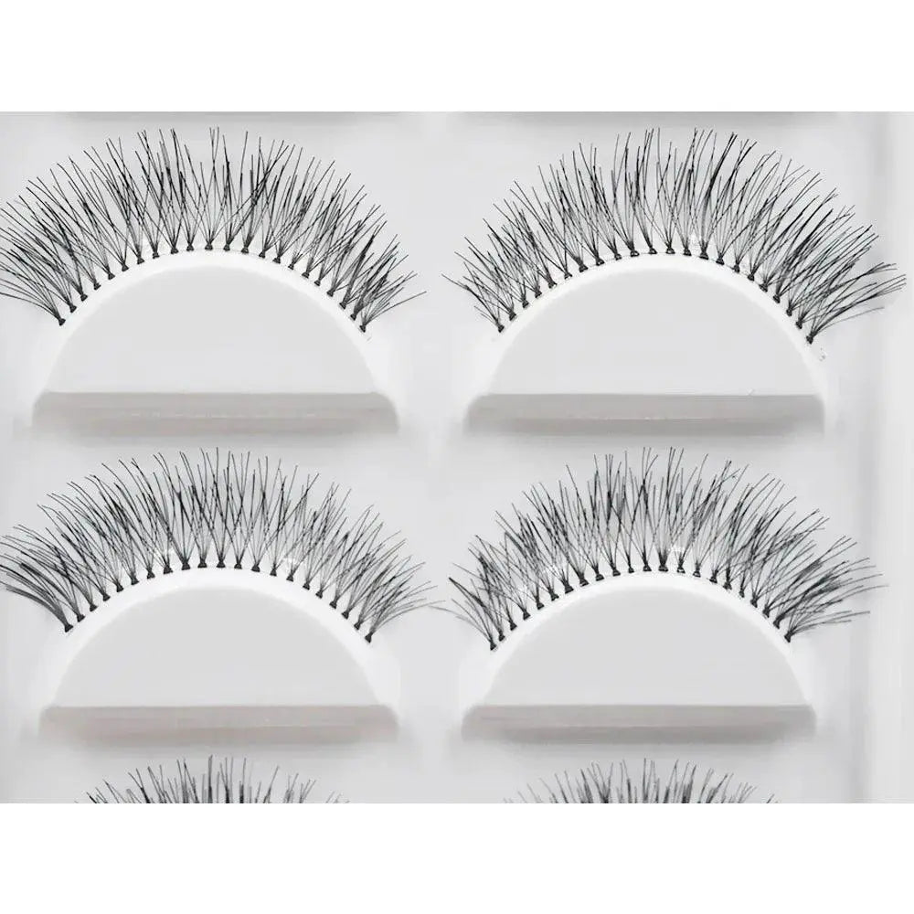 Natural Black Sparse Eyelashes For Effortless Eye Look