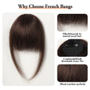 Easy Blend Hair Clip-In Bangs for Women