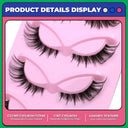 Natural Fluffy 6D Silk Cat Eye Faux Mink Eyelashes 5 Pairs