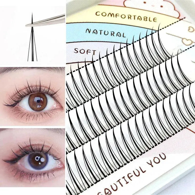 Natural Fluffy Wispy False Eyelashes For Effortless Glamour