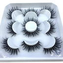 Natural Mink 3D False Eyelashes Variety Pack 5 Pairs Lashes