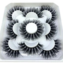 Natural Mink 3D False Eyelashes Variety Pack 5 Pairs Lashes