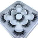 Natural Mink 3D False Eyelashes Variety Pack 5 Pairs Lashes