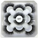Natural Mink 3D False Eyelashes Variety Pack 5 Pairs Lashes
