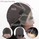 Lace Front Wig for Women Natural Look
