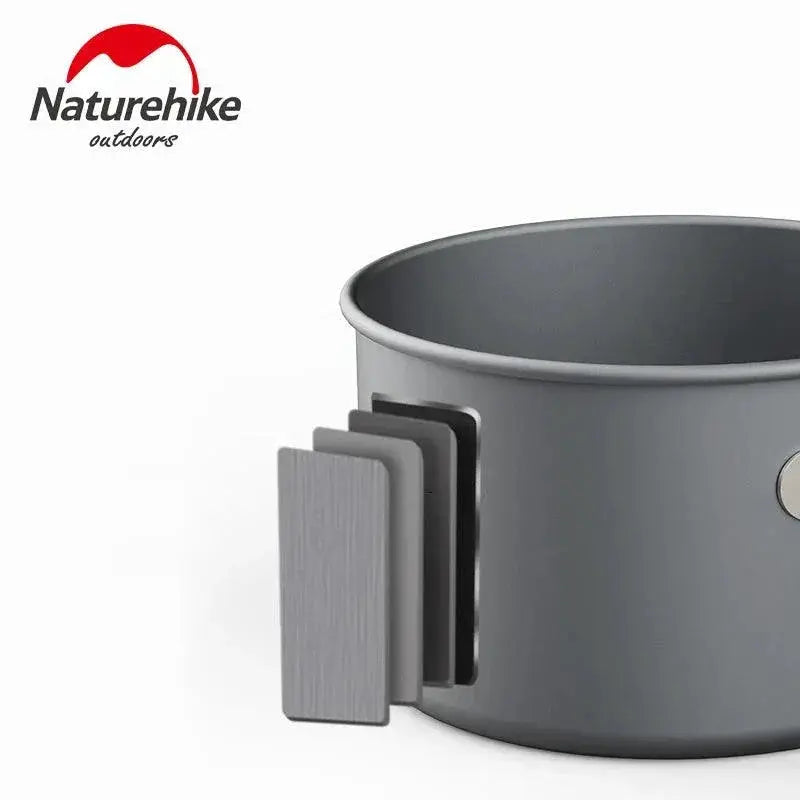 Naturehike 1L Aluminum Camping Cookware Set For Adventurers