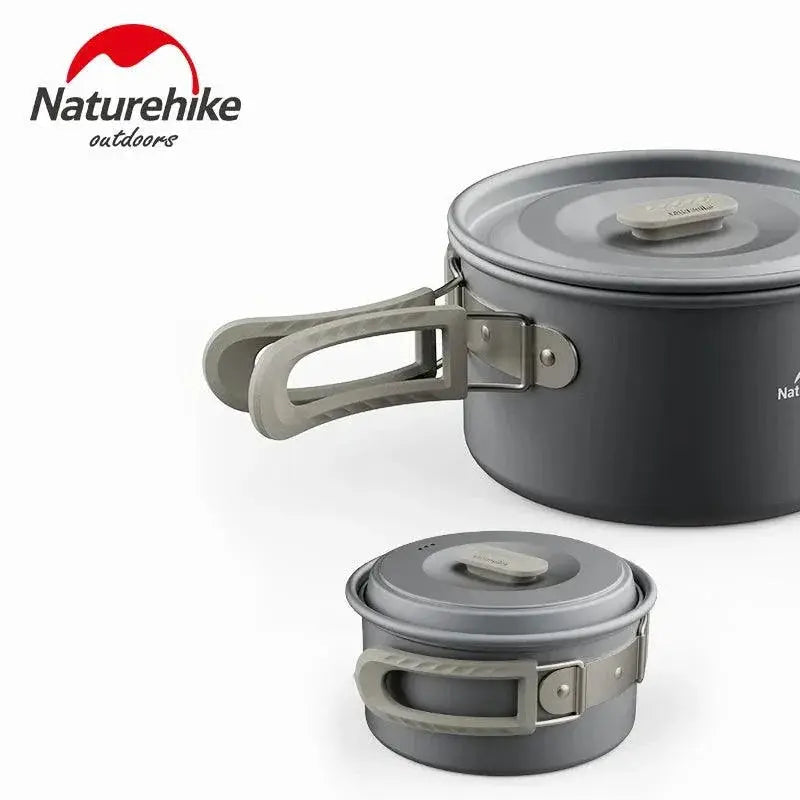 Naturehike 1L Aluminum Camping Cookware Set For Adventurers