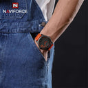 NAVIFORCE Men's Luxury Quartz Watch Stylish Military Silicone