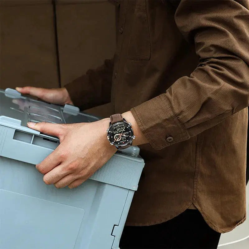 Naviforce Military Watch Waterproof Dual Display Rugged