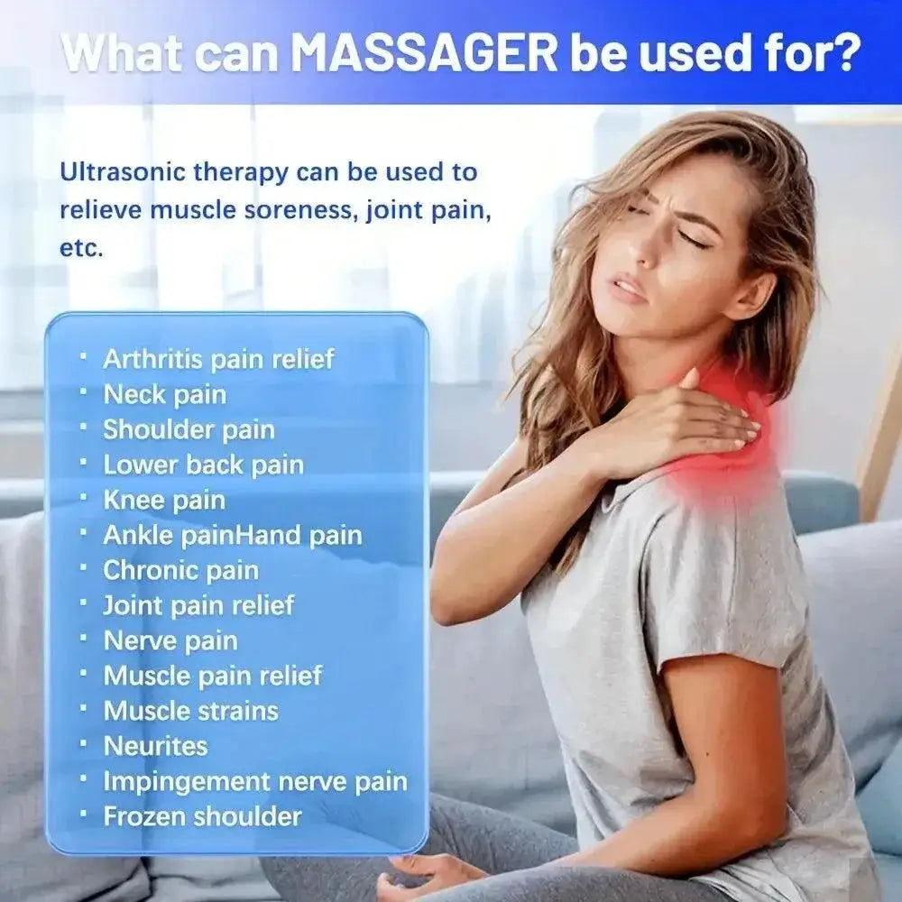 Neck Massager With EMS Pulse Therapy For Pain Relief