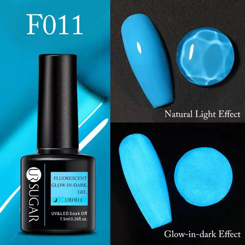 Neon Glow Gel Nail Kit for Home Manicure — URN011