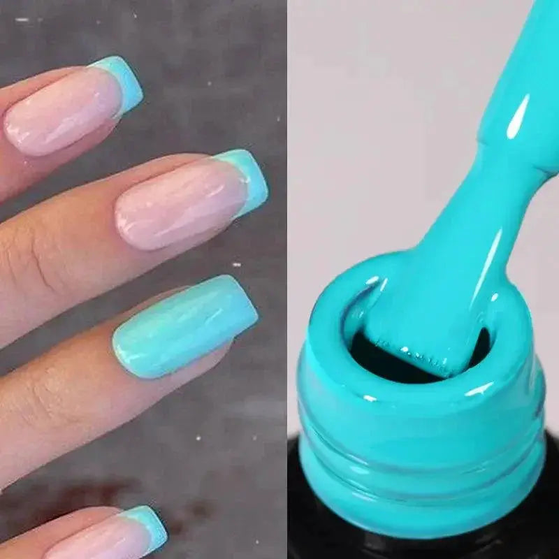 Neon Spark Gel Nail Polish Fluorescent Glow Art Kit Set