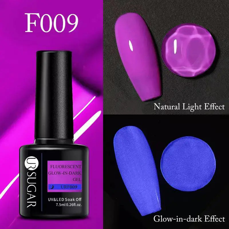 Neon Glow Gel Nail Kit for Home Manicure — URN006