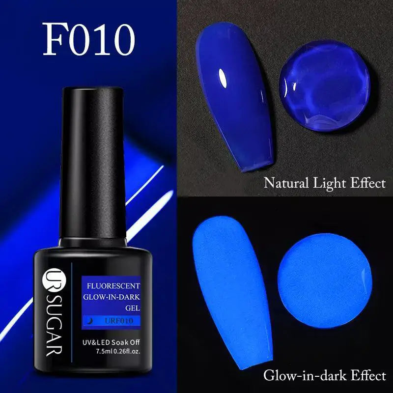 Neon Glow Gel Nail Kit for Home Manicure — URN025
