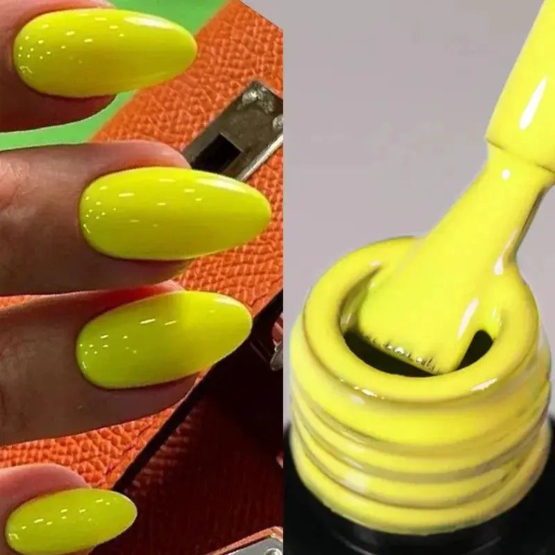 Neon Spark Gel Nail Polish Fluorescent Glow Art Kit Set