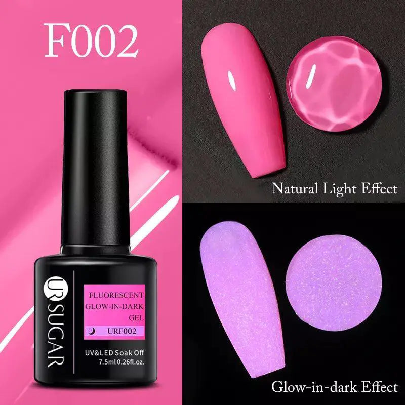 Neon Glow Gel Nail Kit for Home Manicure — URN010