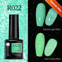 Neon Spark Gel Nail Polish: Vibrant Glow Art Kit Set