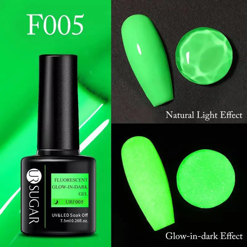 Neon Glow Gel Nail Kit for Home Manicure — URN018