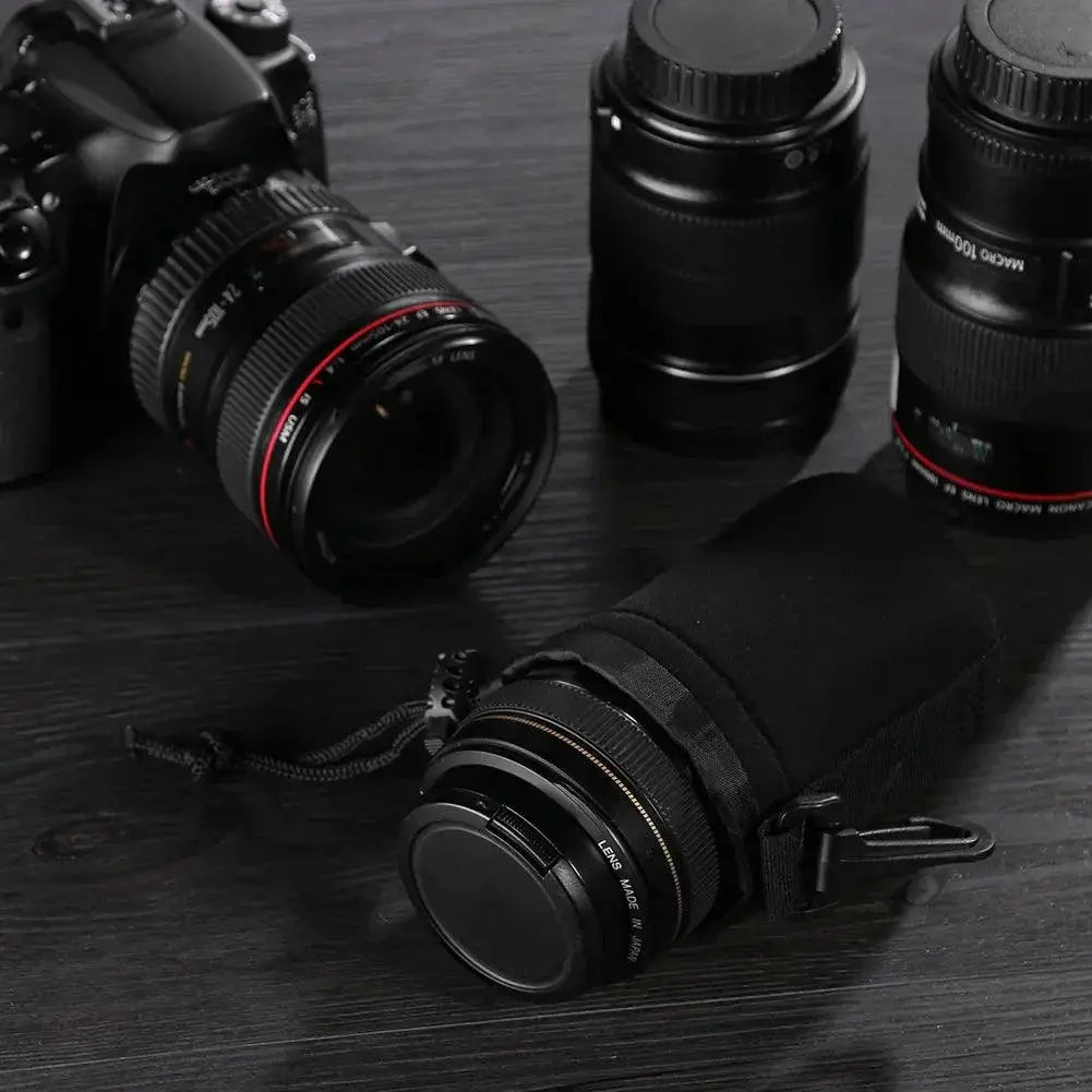 Neoprene Waterproof Camera Lens Pouch Bag for DSLR Cameras