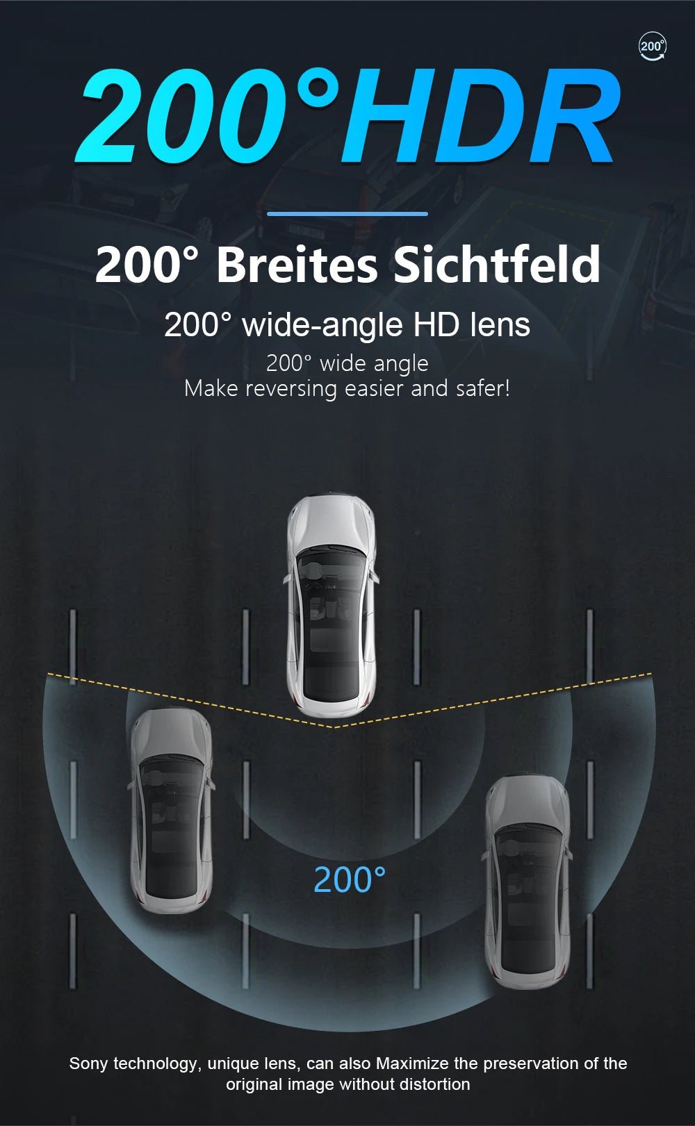Clear Night Vision Car Rear View Camera — product view 11
