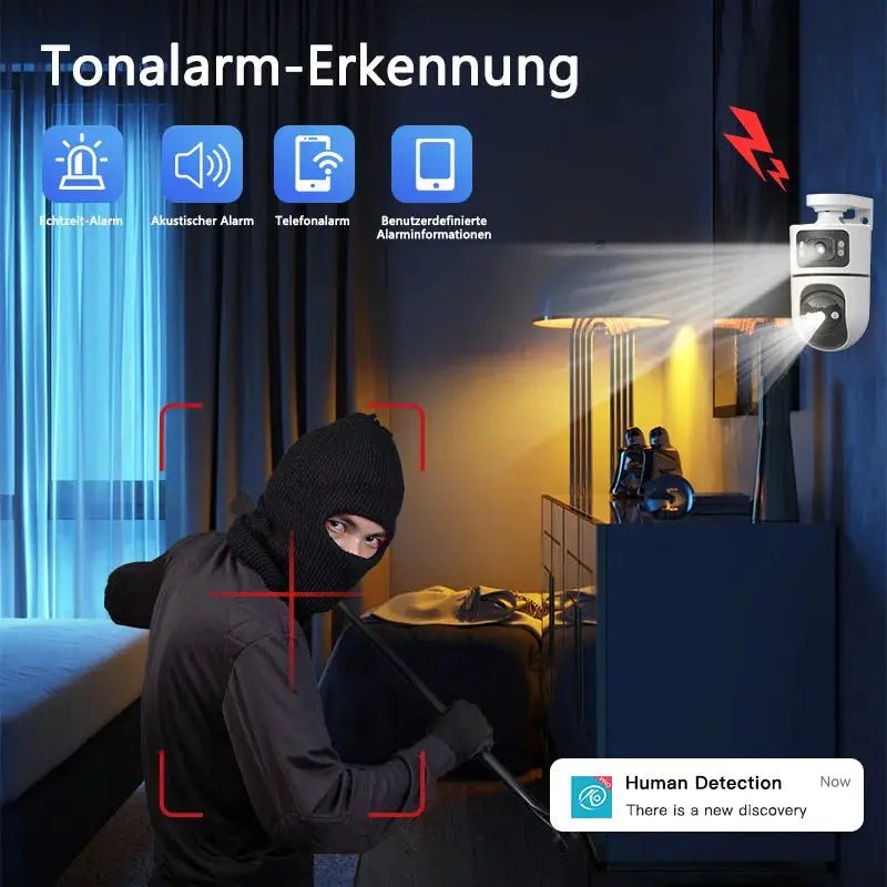 Never Miss A Moment With FIRSTCCTV 3MP WiFi Camera Night Vision Auto Track