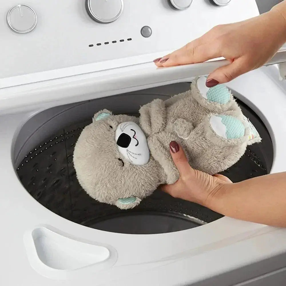 Baby Breath Baby Bear Otter Plush Toy With Soothing Music