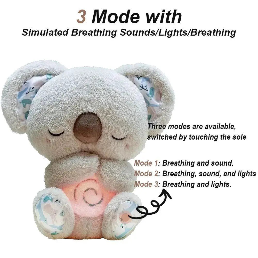 Baby Breath Baby Bear Otter Plush Toy With Soothing Music