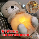 Baby Breath Baby Bear Otter Plush Toy With Soothing Music