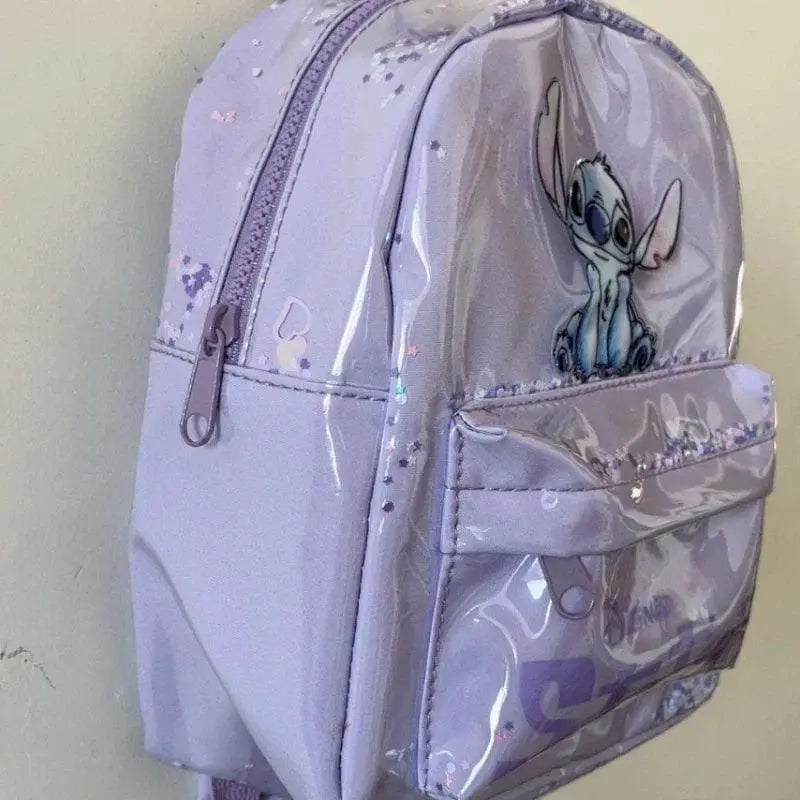 Disney Cartoon Stitch Sequin Backpack For Kids Gift