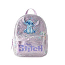 New Disney Cartoon Stitch Sequin Backpack Bag Gift for Kids