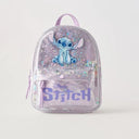 New Disney Cartoon Stitch Sequin Backpack Bag Gift for Kids