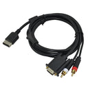 New High Definition VGA Cable RCA Sound Adapter For SEGA Dreamcast