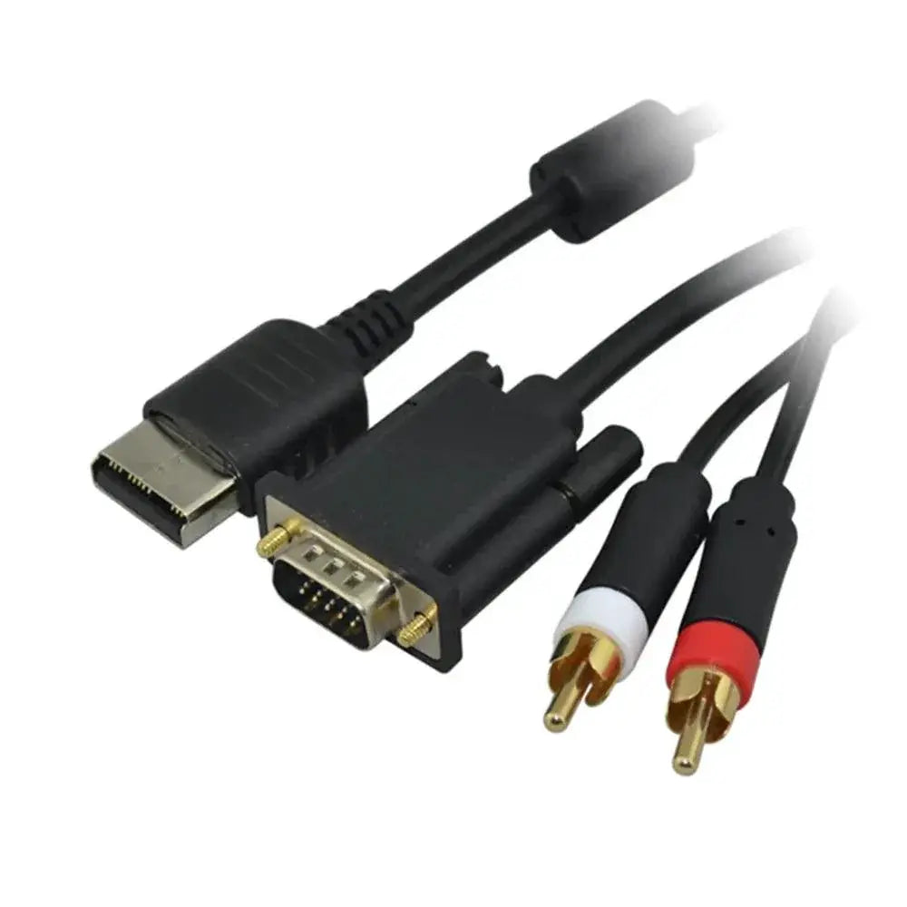 New Dreamcast VGA Cable RCA Sound Adapter High Definition