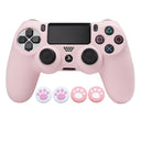 New Pink Soft Silicone Protective Case for PS4 Controller