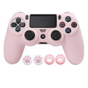 New Pink Soft Silicone Protective Case for PS4 Controller
