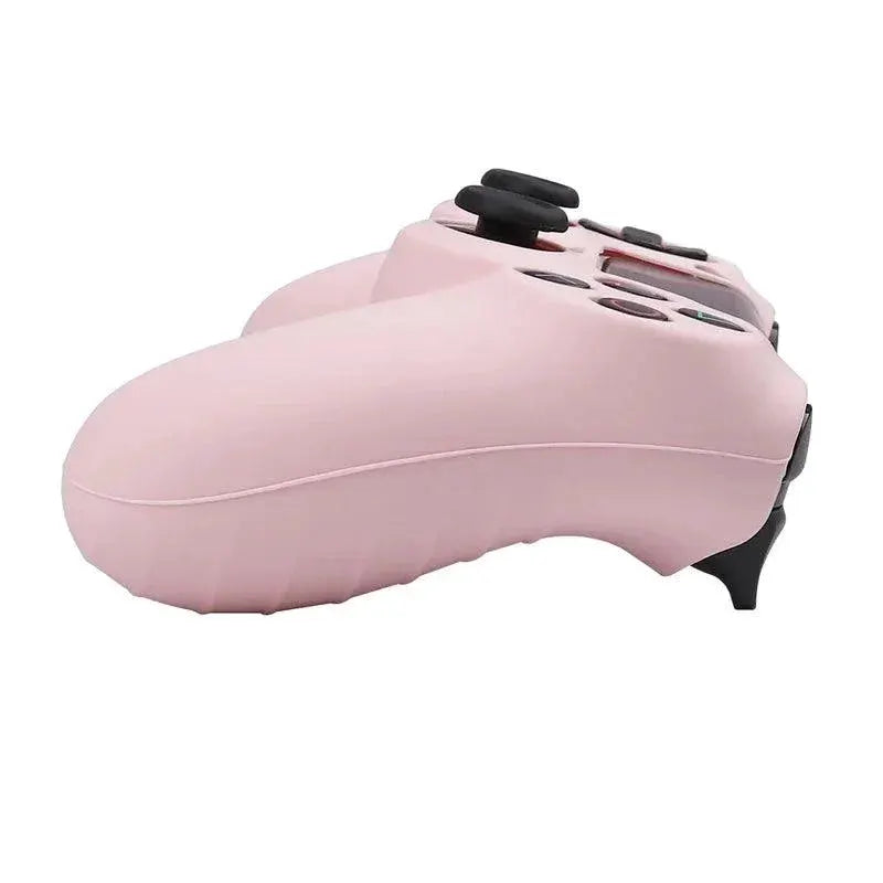 New Pink Soft Silicone Protective Case for PS4 Controller