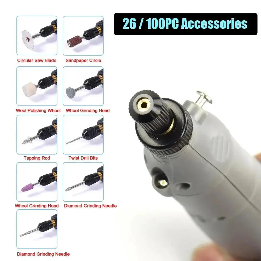 Newacalox USB Charging Mini Grinder Rotary Tool Kit