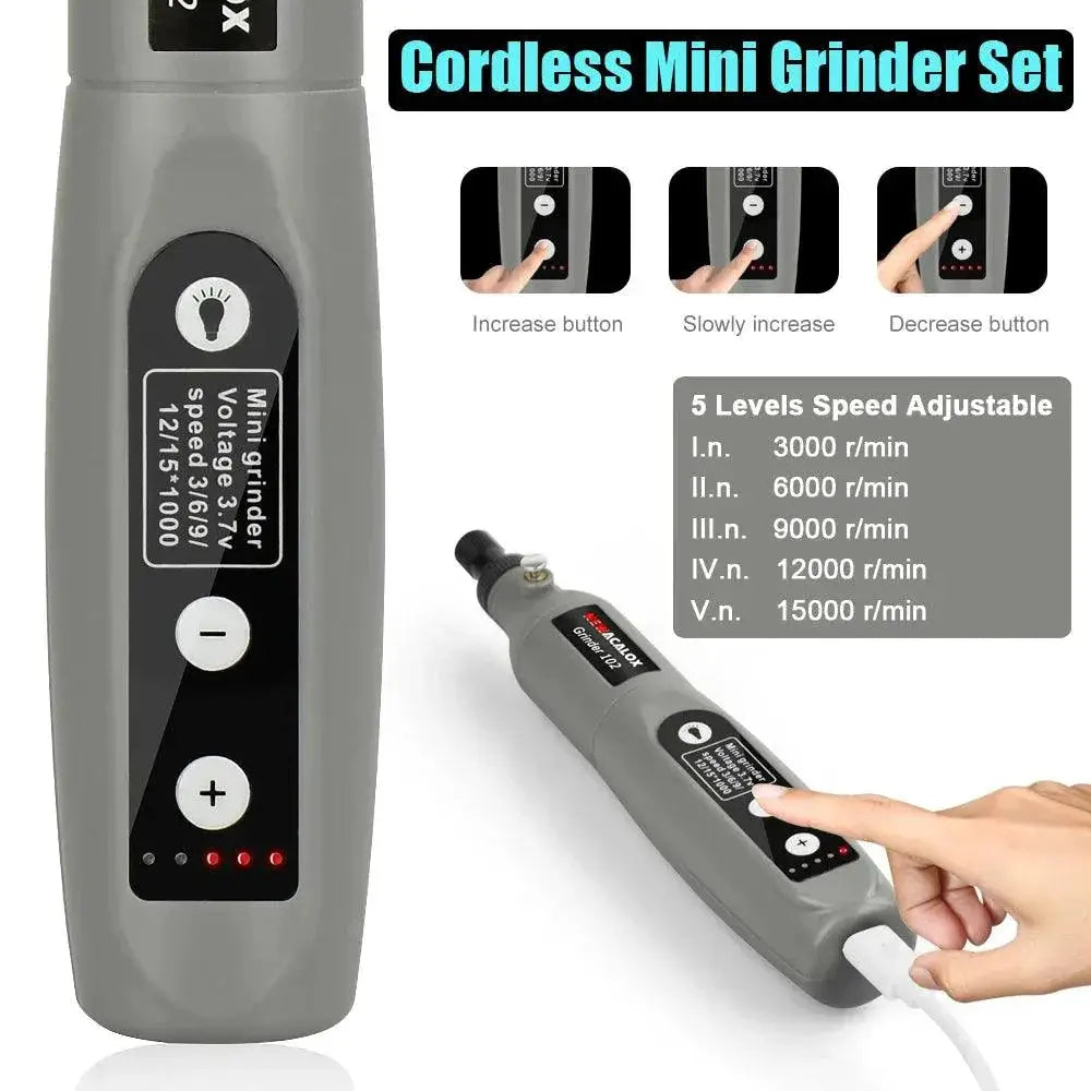 Newacalox USB Charging Mini Grinder Rotary Tool Kit