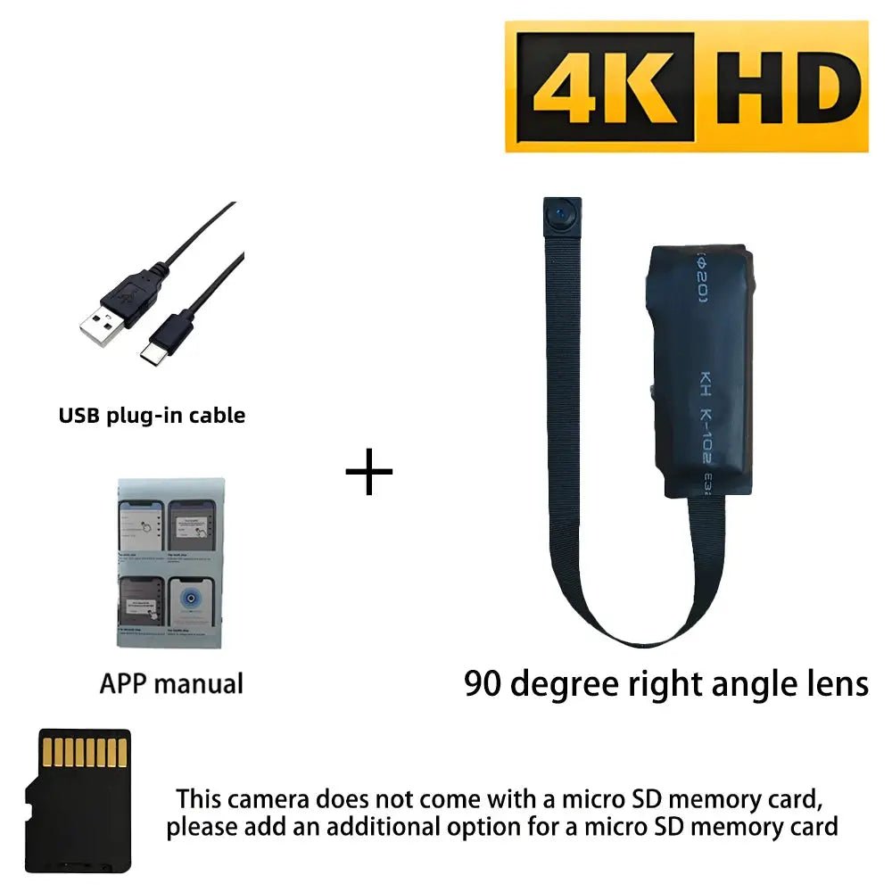 Newly Improved 4K Mini WiFi Camera With Remote Viewing And Motion Detection