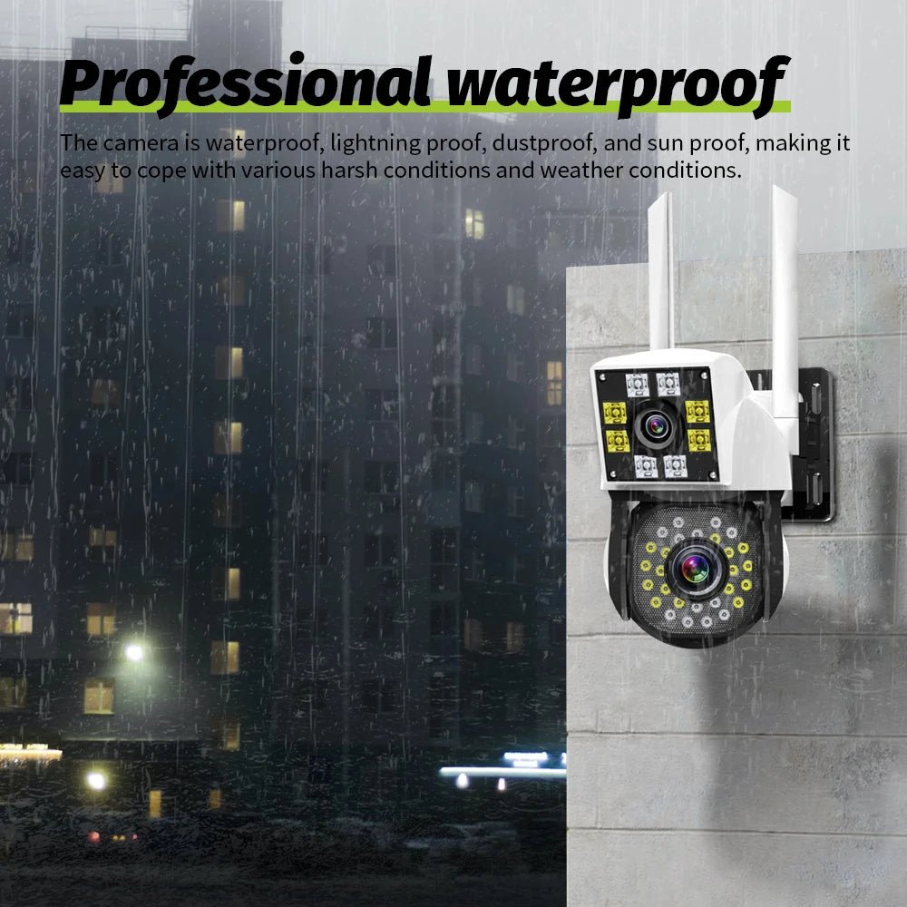 Neye Dual Lens Wireless Outdoor Camera - 1080P HD Security Surveillance Pro Line