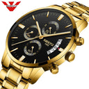 NIBOSI Luxury Military Style Quartz Watch Stylish Men's Timepiece