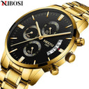 NIBOSI Men's Luxury Waterproof Sports Chronograph Watch Sale