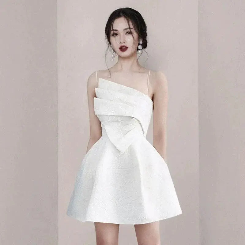 Niche Design Embroidered Summer Dress Elegant Chic Statement