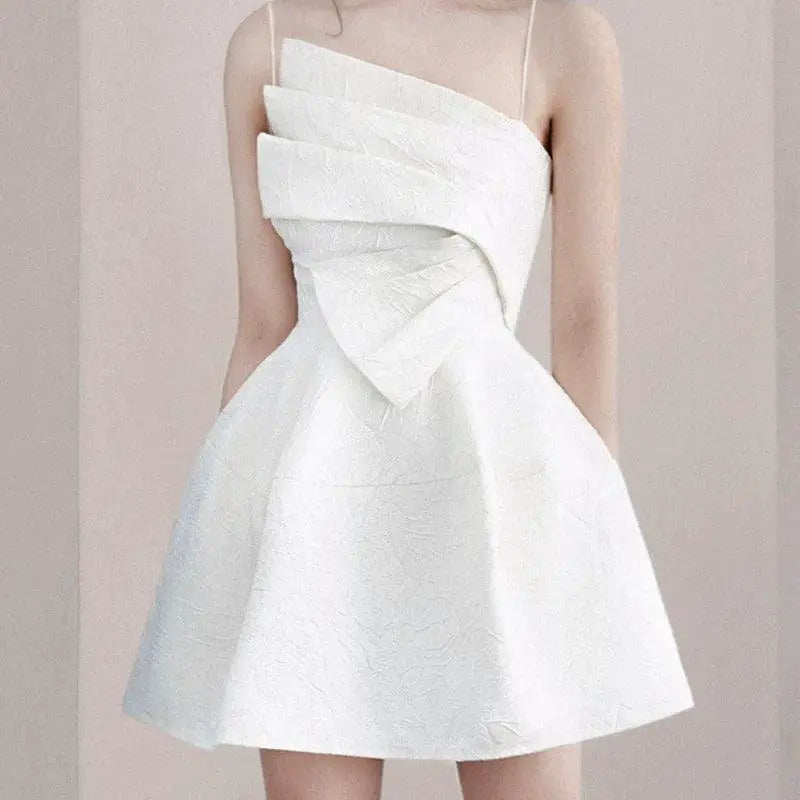 Niche Design Embroidered Summer Dress Elegant Chic Statement