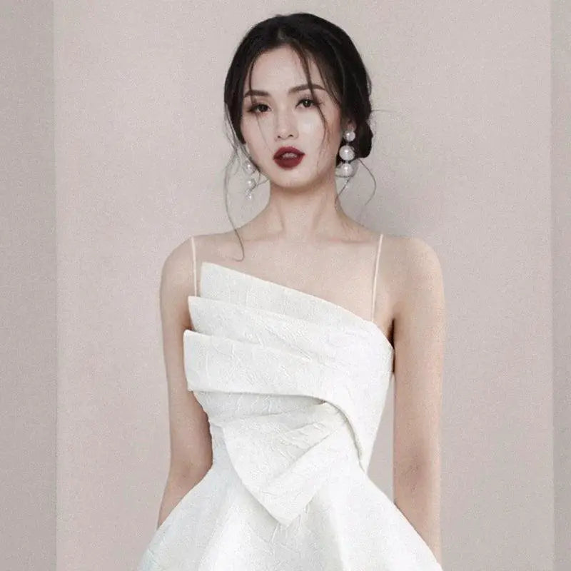Niche Design Embroidered Summer Dress Elegant Chic Statement