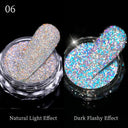 NICOLE DIARY Chrome Glitter Nail Powder Dazzling Reflections