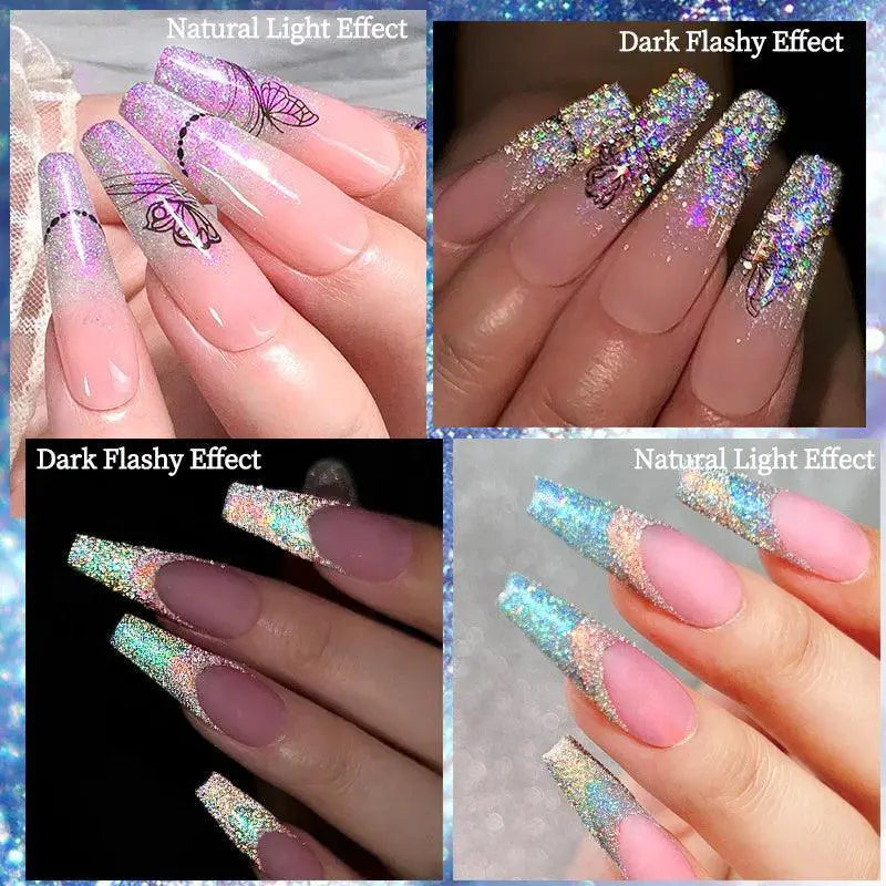 Nicole Diary Chrome Glitter Nail Powder Dazzling Reflections