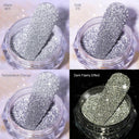 NICOLE DIARY Chrome Glitter Nail Powder Dazzling Reflections