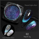NICOLE DIARY Chrome Glitter Nail Powder Dazzling Reflections