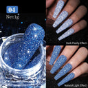 NICOLE DIARY Chrome Glitter Nail Powder Dazzling Reflections